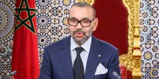 Mohammed VI prononçant le discours du trône 2023