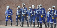 Dernière remontée des mineurs de Cominak. La mine est fermée depuis mars 2021 mais des travaux classiques de réaménagement sont prévus jusqu'en 2033.