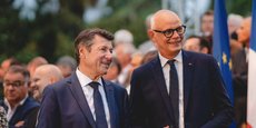 L'ancien Premier ministre, Edouard Philippe et Christian Estrosi, ensemble lors de la rentrée politique du maire de Nice