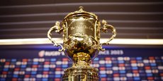 Le rugby, inventé par William Webb Ellis -dont la coupe du monde ci-dessus porte le nom-, fête cette année sont deux centième anniversaire.