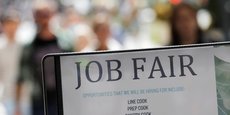 Pancarte pour un salon de l'emploi à New York