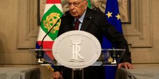 L'ancien président et sénateur italien Giorgio Napolitano