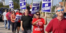 La grève de l'UAW à Center Line, Michigan