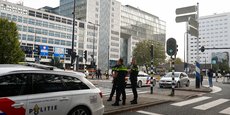 Zone sécurisée après une fusillade à Rotterdam