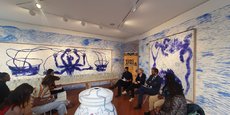 Michael Delafosse, maire de la ville et président de Montpellier Méditerranée Métropole, a dévoilé le programme de la première Biennale Euro-Africa dans la galerie d’art parisienne Lelong & co