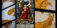 Vitraux contemporains de Fabienne Verdier et Flavie Vincent-Petit à l'église de Nogent-sur-Seine et restauration des vitraux inspirés des Triomphes de Pétrarque de l'église d'Ervy-le-Chatel - 2018