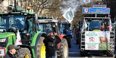 Le 17 février 2023, les agriculteurs de Nouvelle-Aquitaine ont manifesté à Bordeaux pour alerter sur leurs difficultés économiques.