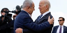 Le Hamas n'a apporté que « souffrance » aux Palestiniens et le « monde civilisé » doit s'unir contre lui, a déclaré Joe Biden ce mercredi. (Image de Benjamin Nethanyahu à gauche et Joe Biden à droite.)