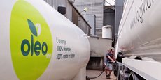 L'entreprise bourguignonne Logivia utilise de l'Oleo100 pour limiter ses émissions de carbone. Ce biocarburant est produit à partir de 100% de matière agricole française.