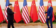 Selon un porte-parole de la Maison Blanche, les présidents chinois et américain « se connaissent très bien et depuis longtemps, ils peuvent être francs et directs l'un avec l'autre » (Ici à Bali, lors d'un G20, en novembre 2022).