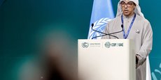 A la tribune des chefs d'Etat lors de la COP28 ce vendredi, le président des Emirats arabes unis a annoncé la création d'un fonds géant de 30 milliards de dollars dédié aux « solutions pour le climat ».