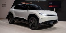 Le concept du futur SUV compact urbain présenté lors du Kenshiki Forum de Toyota. Il sera commercialisé l'année prochaine. (photo Toyota)