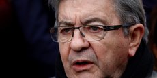 Jean-Luc Mélenchon participant à une manifestation à Paris contre la réforme des retraites en France