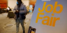 Un salon de l'emploi à Boston