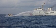 Au cours des derniers mois, des navires chinois ont déjà fait usage de canons à eau et sont entrés en collision avec des navires philippins (Photo d'illustration).