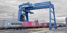 Le site de La Combaude est équipé de rails et permettra d'acheminer des marchandises entre Clermont-Ferrand et le port du Havre.