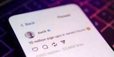 Seuls les utilisateurs d'Instagram (deux milliards au total) peuvent créer un compte Threads et les deux comptes sont liés.