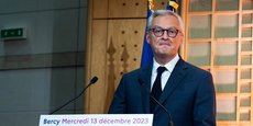 Le ministre de l'Economie Bruno Le Maire à Bercy ce mercredi 13 décembre.