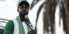 Le favori de l’opposition, arrivé troisième à la présidentielle de 2019, Ousmane Sonko, à Dakar, en juin 2022.