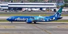 Un Boeing 737 MAX d'Alaska Airlines.