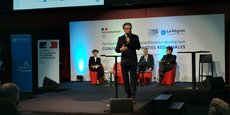 Le ministre de la transition écologique, Christophe Béchu, présentait les grands objectifs de la planification écologique en Auvergne-Rhône-Alpes lors de la treizième COP, organisée le 21 décembre 2023 à Lyon.