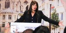 Anne Hidalgo, maire (PS) de Paris, a présenté ses voeux aux élus ce mercredi 10 janvier 2024.