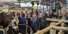 Emmanuel Macron au 60eme salon de l'Agriculture