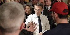 Emmanuel Macron, au salon de l'agriculture le samedi 24 février 2024.