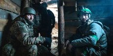 Des fantassins ukrainiens dans l’oblast de Louhansk, le 31 janvier. L’âge moyen des combattants est de 43 ans.