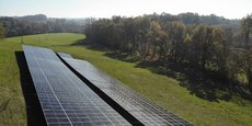 La première centrale photovoltaïque d'Enercoop en Nouvelle-Aquitaine s'étend sur 2.000 m2 en Dordogne.