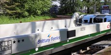 Des wagons de fret aux couleurs de Brittany Ferries devraient circuler entre Bayonne et Cherbourg en 2025.
