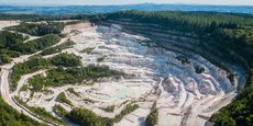 Le site de la future mine de lithium à Échassières (Allier).