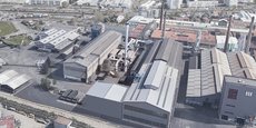 Photomontage du futur récupérateur de chaleur qui sera installé au sein de l'usine Tokai Cobex Savoie, spécialisée dans la fabrication de graphite de synthèse, située à Vénissieux (Rhône).