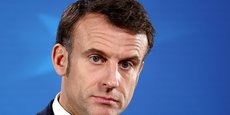 Emmanuel Macron lors du sommet des chefs d'Etat à Bruxelles ce vendredi 22 mars.