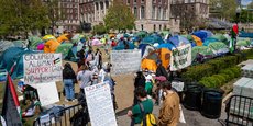 Les manifestations à l'université de Columbia se poursuivent