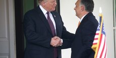 Donald Trump et Viktor Orban à la Maison Blanche à Washington