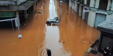 Des inondations dues aux fortes pluies à Porto Alegre, au Brésil