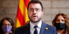 Le président sortant de Catalogne, Pere Aragones