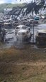 Photo des voitures incendiées à la suite d'émeutes en Nouvelle-Calédonie