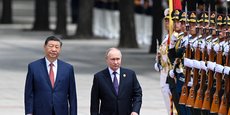 Photo du président chinois Xi Jinping et son homologue russe Vladimir Poutine