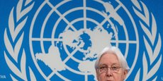Le directeur des Affaires humanitaires des Nations unies Martin Griffiths à Genève