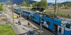 L'Etat et la Région Auvergne-Rhône-Alpes se sont accordés sur une enveloppe globale d'investissements de 1,38 milliard d'euros pour le prochain CPER Mobilités (2024-2027). Il vise notamment à moderniser certaines lignes ferroviaires. Ici, en gare de Culoz (Ain), sur la ligne Lyon-Genève.