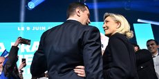 Jordan Bardella et Marine Le Pen réunis le 3 mars à Marseille pour le lancement des européennes.