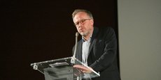 Christophe Deloire en 2022 lors des Press Freedom Awards.