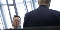 Elon Musk et Donald Trump en mai 2020, en Floride.
