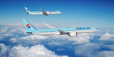 Korean Air commande quarante Boeing 787 et 777X au salon de Farnborough 2024.