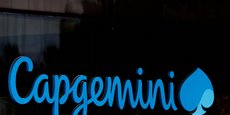 Logo de Capgemini dans les locaux de la société à Issy-les-Moulineaux