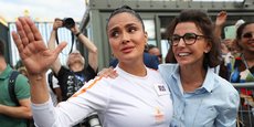 Salma Hayek et Rachida Dati.