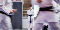 L’athlète de taekwondo Marzieh Hamidi s’est réfugiée en France en 2021, après l’arrivée au pouvoir des talibans en Afghanistan.