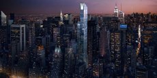 One 57, le plus haut et la plus luxueux immeuble d'habitation de Manhattan. / DR